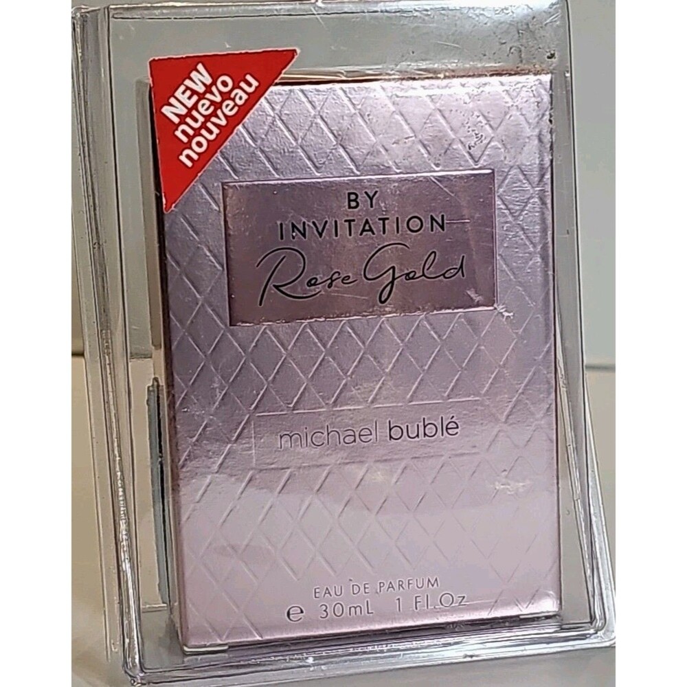 By Invitation Rose Gold by Michael Buble Women EDP Spr Perfume 1oz  NEW -SEALED